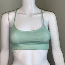 Load image into Gallery viewer, Size XS Lululemon Flow Y Bra IV in Petit Dot Fresh Teal / Fresh Teal
