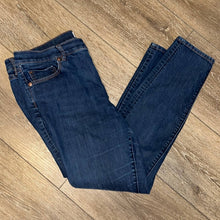 Load image into Gallery viewer, Size 12 Loft Petite Dark Wash Modern Skinny Jeans
