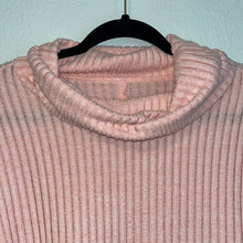 Load image into Gallery viewer, XS Anthropologie Maeve NWOT Blush Pink Cowl Neck Ribbed Sweater Top
