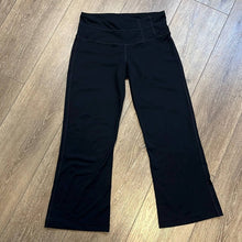 Load image into Gallery viewer, Small Prana Black Cropped Flare Yoga Pants
