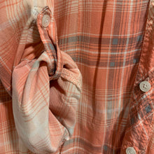 Load image into Gallery viewer, Torrid | Coral Pink Plaid Button Up Top
