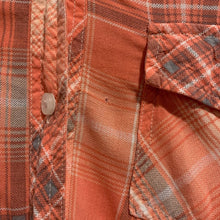 Load image into Gallery viewer, Torrid | Coral Pink Plaid Button Up Top
