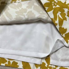 Load image into Gallery viewer, Size 10P Loft Mustard Gold Yellow Floral Pencil Skirt
