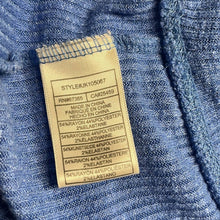 Load image into Gallery viewer, Large Jack By BB Dakota Blue Creature of Comfort Rib Knit Cowl Neck Shirt

