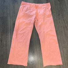 Load image into Gallery viewer, Size 1X Victoria’s Secret Neon Coral Orange Oversized Lounge Wear Sweatpants
