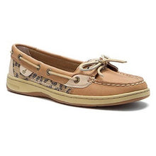 Load image into Gallery viewer, Size 8.5 Sperry Angelfish Leopard Sequin Slip On Loafers Boat Shoes
