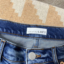 Load image into Gallery viewer, Size 27/4 Loft Modern Straight Raw Frayed Hem Jeans
