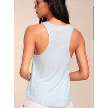 Load image into Gallery viewer, Size Small Lulus NWT PPLA Better in the Bahamas Light Blue Tank Top
