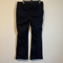 Load image into Gallery viewer, Size 14 Chicos Plus Pull On Slim Boot Cut Black Denim Jeans
