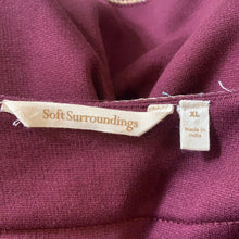 Load image into Gallery viewer, Size XL Soft Surroundings Boho BELLA COZY TOPPER - FLEECE KNIT Embroidered Cardigan

