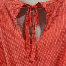 Load image into Gallery viewer, Size 0X Torrid NWT Coral &amp; White Multi-Dot Sleeveless Romper
